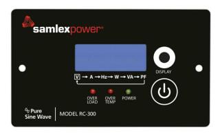 control remoto RC 300 Inversor Samlex inverter
